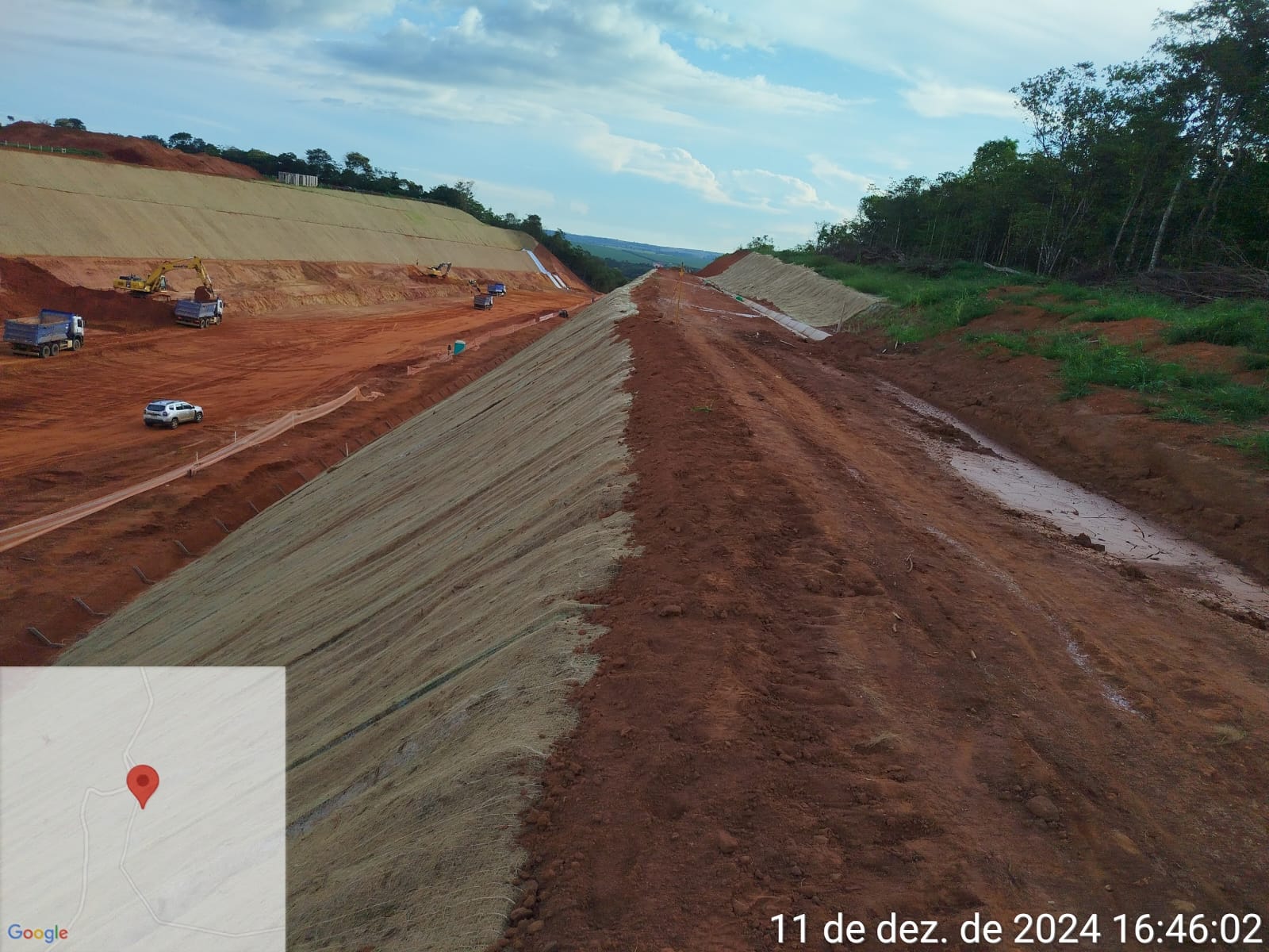 Obra executada pela equipe