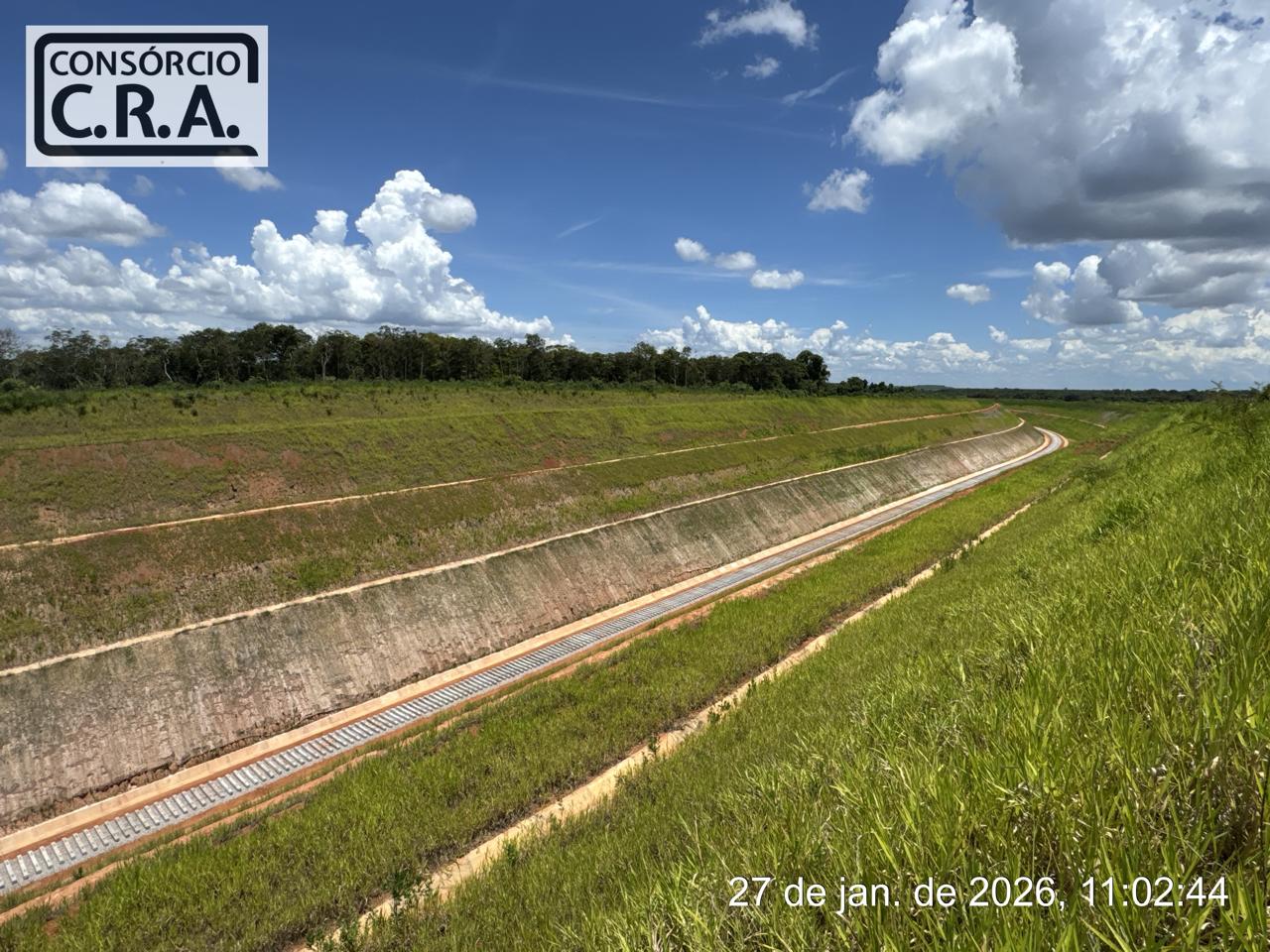 Obra executada pela equipe